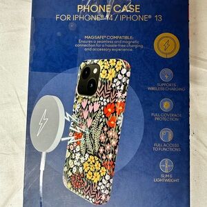 NIB🌼3-in-1🌼iPhone 14/13 Bundle🌼Phone Case XO Poppy NIB Floral